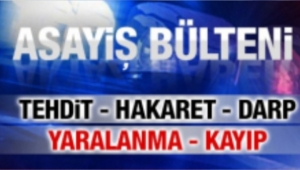 İlçemiz Hendek'te Meydana gelen asayiş olayları..