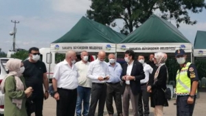 Gelecek Partisi  Heyeti Patlama Bölgesini Ziyaret Etti