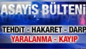 İlçemiz Hendek'te Meydana Gelen  Asayiş Olayları
