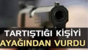Hendek'te Silah İle Ayağın'dan Vurdu  1 Yaralı