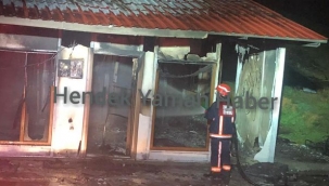 Hendek'te  Kocaahmetler Mahallesi'nde Yangın