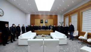 Başkan Ekrem Yüce  Hendekli Muhtarları Ağırladı