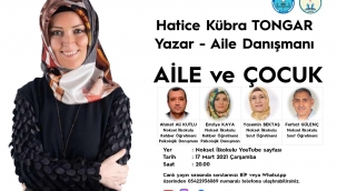 "Aile ve Çocuk?" konulu seminer Noksel İlkokulu YouTube sayfasından canlı yayınlanacak