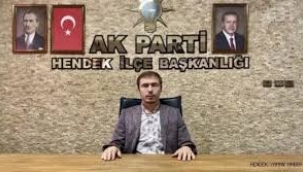 Ak Parti Hendek  Gençlik Kolları Başkanı Ali Torunoğlu Miraç Kandilini Kutladı