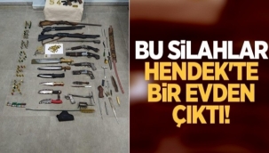 Hendek’te Evden Çıkanlar Şaşırttı 