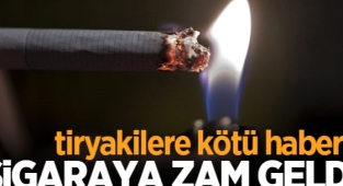 Sigaraya zam geldi!