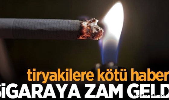 Sigaraya zam geldi!