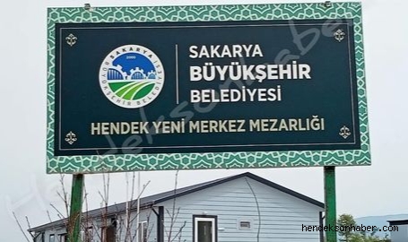 Hendek Yeni Merkez Mezarlığı Ve Gasilhane Açılışı Öncesi Hummalı Çalışma
