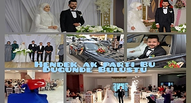 Hendek Ak Parti  Bu Düğünde Buluştu