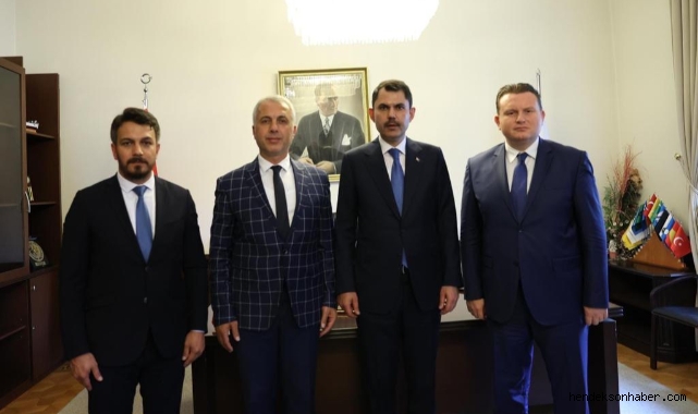 BAKAN MURAT KURUM İLE GÖRÜŞTÜLER