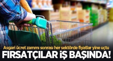 Asgari Ücrete Gelen Zam Sonrası Fiyatlar Aldı Başını Gidiyor