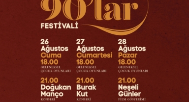 90'lar festivali Millet Bahçesi'nde