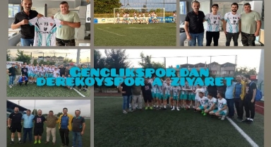 Gençlikspor'dan Dereköyspor'a ziyaret
