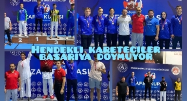 HENDEKLİ KARATECİLER  ANKARA'DAN MADALYA İLE DÖNDÜLER
