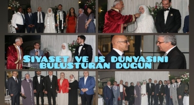 SİYASET VE İŞ DÜNYASINI BULUŞTURAN  DÜĞÜN...