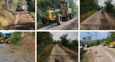 Hendek Gündoğan Muhtarı Pehlivandan Başkan  Yüce'ye Asfalt Teşekkürü
