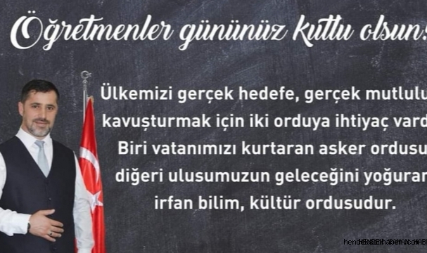 Ali Kemal Sofu Öğretmenler Gününüz Kutlu Olsun