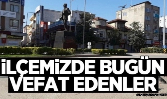 İlçemiz Hendek'te Bugün Vefat Edenler 08-12-.2022