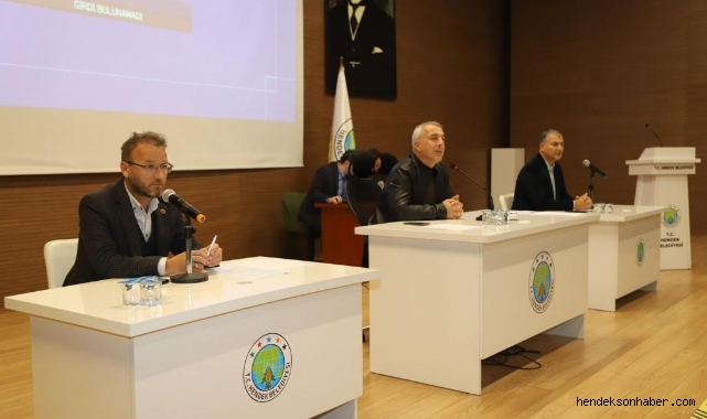 HENDEK MECLİSİ 13 MADDEYLE TOPLANIYOR