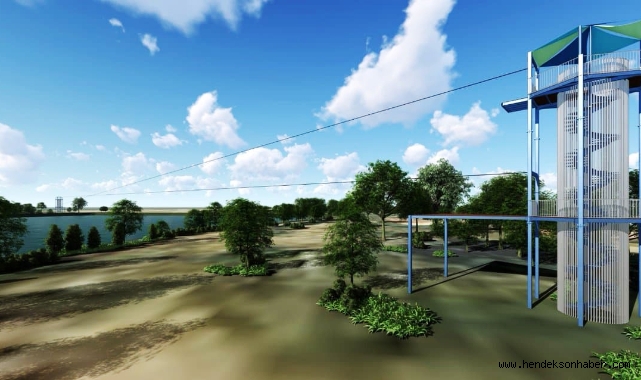 Sakarya Nehri’nde 'zipline' gezisi için geri sayım