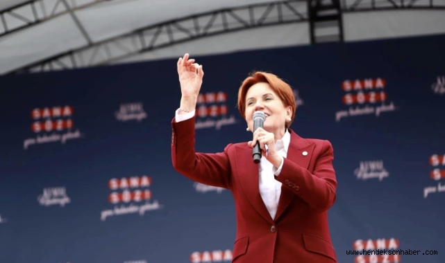 Meral Akşener, Sakaryaspor için miting saatini değiştirdi 