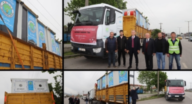 HENDEK BELEDİYESİNDEN DEPREM   BÖLGESİNE SEYYAR WC VE BANYO