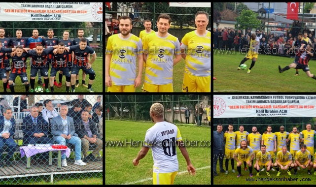 HENDEK KAYMAKAMLIK  FUTBOL TURNUVASINDA YATTARA RÜZGARI