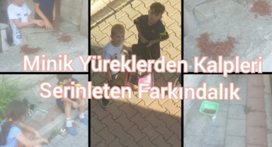 MİNİK YÜREKLERDEN KALPLERİ SERINLETEN FARKINDALIK