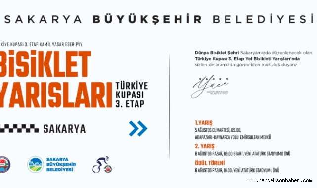 Bisiklet yarışlarının kalbi Sakarya’da atacak