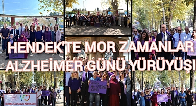 MOR ZAMANLAR DÜNYA  ALZHEİMER GÜNÜ YÜRÜYÜŞÜ