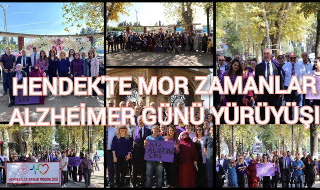 MOR ZAMANLAR DÜNYA  ALZHEİMER GÜNÜ YÜRÜYÜŞÜ
