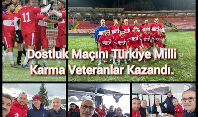 Dostluk Maçını Türkiye Milli Karma Veteranlar Kazandı