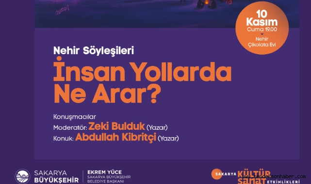 Nehir Çikolata Evi söyleşiye ev sahipliği yapacak