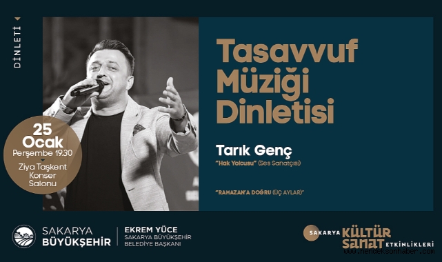 Tarık Genç'le tasavvuf rüzgarı Ziya Taşkent'te esecek