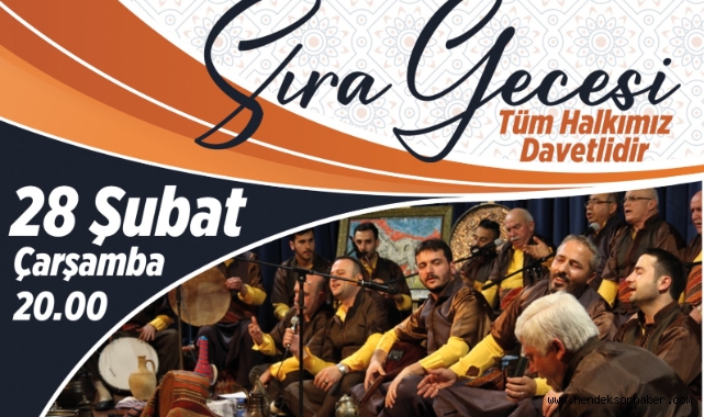 HENDEK BELEDİYESİ’NDEN TÜRKÜ SEVERLERE SIRA GECESİ