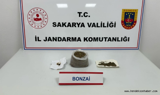 Hendek'te jandarmadan uyuşturucu operasyonu: 1 tutuklama