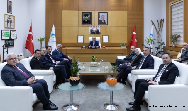 TBMM Başkanı Kurtulmuş Başkan Yüce’yi ziyaret etti: 