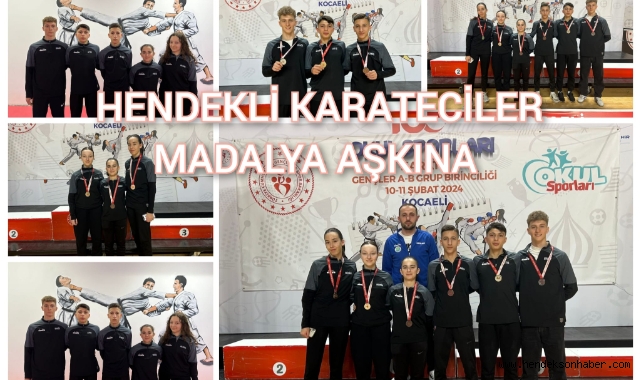 Hendekli Karateciler Madalya Aşkına