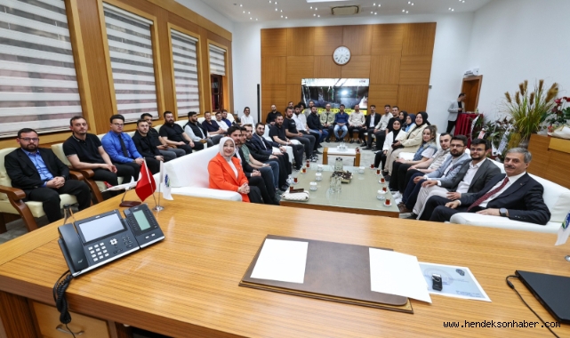 Alemdar, TBMM KEFEK Başkanı Erdoğan ve gençleri ağırladı