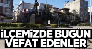 ilçemiz Hendek'te Bugün Vefat Edenler 26-04-2024
