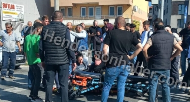 Hendek D-100  Çevreyolu Işıklarında Kaza 1 Yaralı