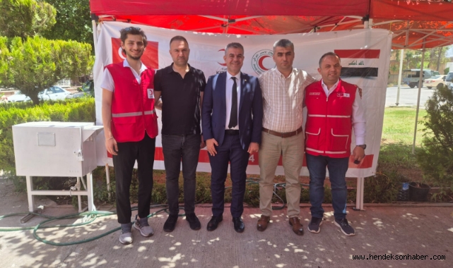 Kızılay Adapazarı Şube Başkanı Uçkaç, kurban bayramını Erbil'de geçirdi