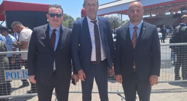 MHP MİLLETVEKİLİ BÜLBÜL VE İL BAŞKANI ALKAŞ KKTC’DE