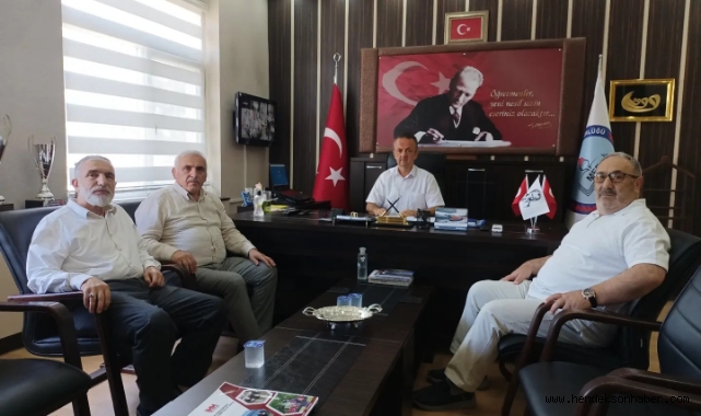 Vekil  İnci’den İlçe Milli Eğitim Müdürü Çekiçcioğluna Ziyaret