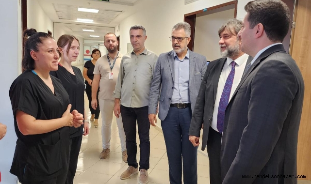 Sakarya İl Sağlık Müdürü Kayhan Özdemir Hendek Devlet Hastanesini ziyaret etti