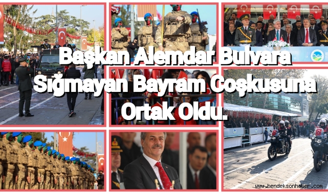 Başkan Yusuf Alemdar bulvara sığmayan bayram coşkusuna ortak oldu