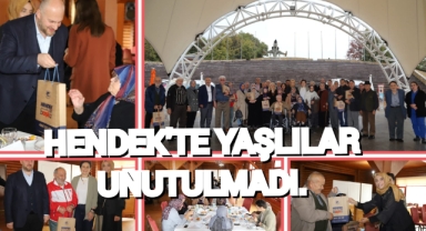 HENDEK’TE YAŞLILAR UNUTULMADI