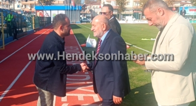 Başkan Püsküllü'den  Hendekspor Antrenmanına Ziyaret!
