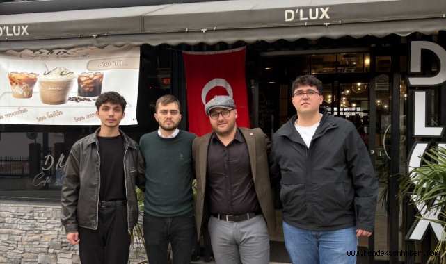 CHP Hendek Gençlik Kolları Başkanı Özgerden Zafer Partisi dayanışma ve geçmiş olsun ziyareti 