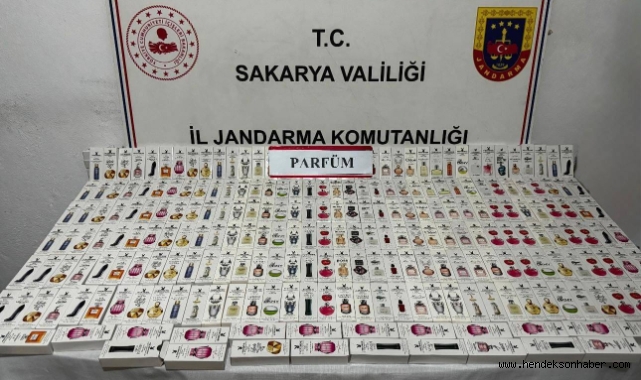 Jandarmadan Kaçak Parfüm Operasyonu